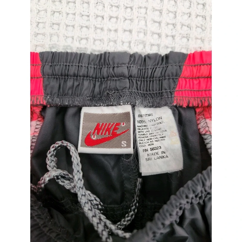 Crazy Vintage RARE Nike Track pants Orange Gray White Y2K 90s Small S Vtg